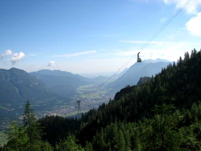 Blick auf Garmisch Partenkirchen