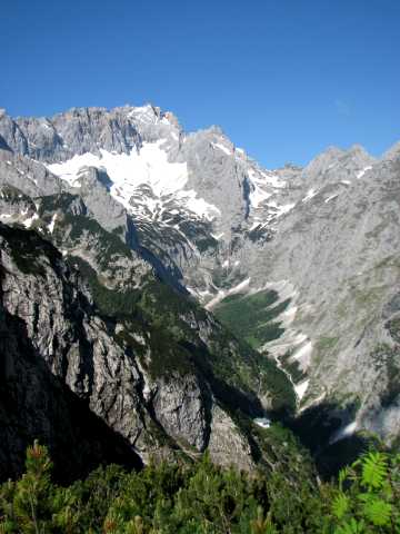 Das obere Hllental mit Zugspitze